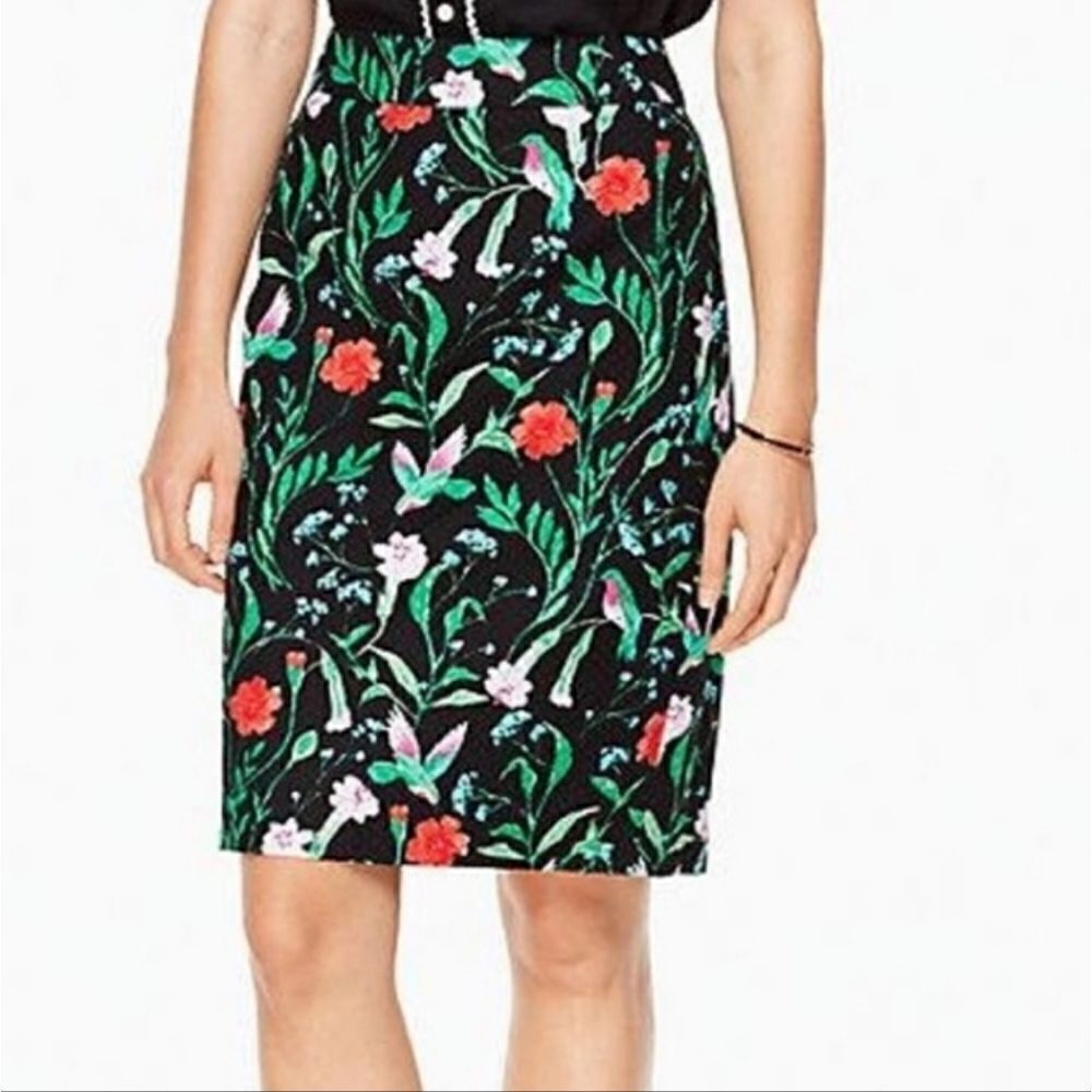 Kate Spade Sz 4 floral pencil skirt